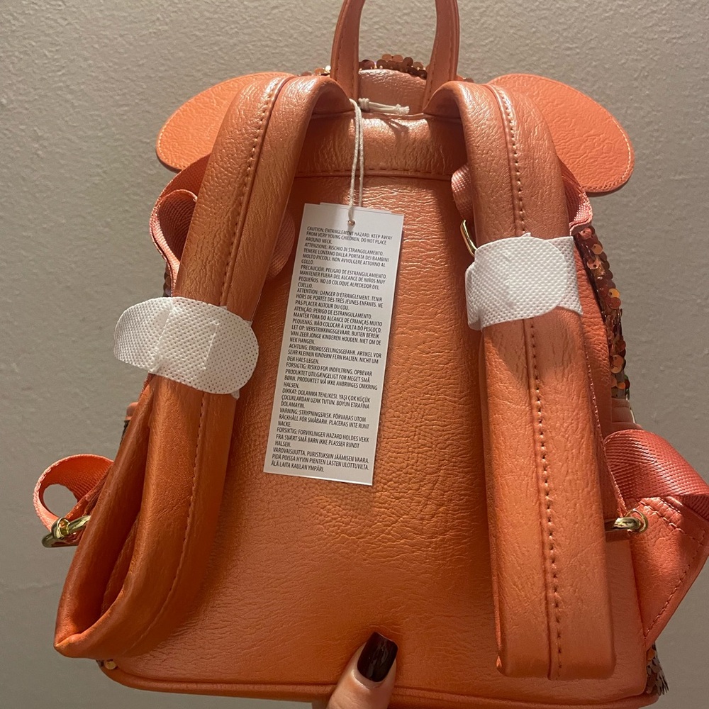 Disney Orange Loungefly Backpack - Picture 2 of 2